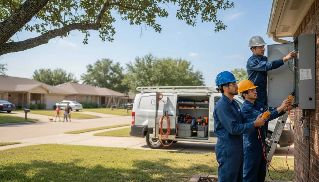 Certified electrician providing emergency electrical services in Prim, AR